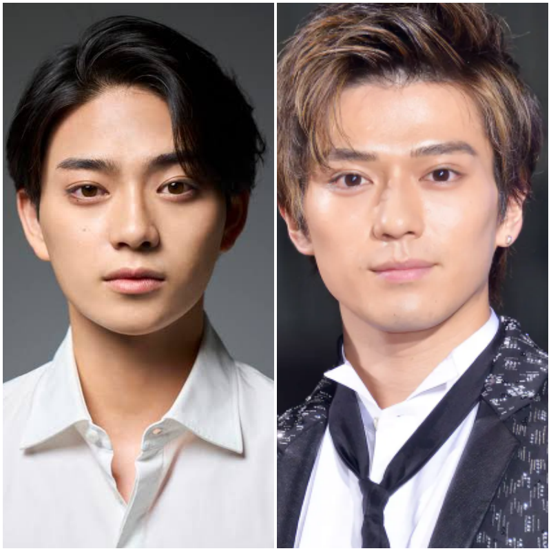 左：岩瀬洋志　右：新田真剣佑